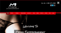Desktop Screenshot of cyrenentertainment.com