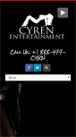 Mobile Screenshot of cyrenentertainment.com